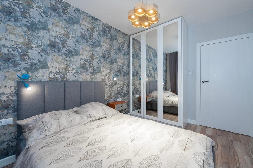 Bed, Photo of the whole room, Bedroom, wardrobe