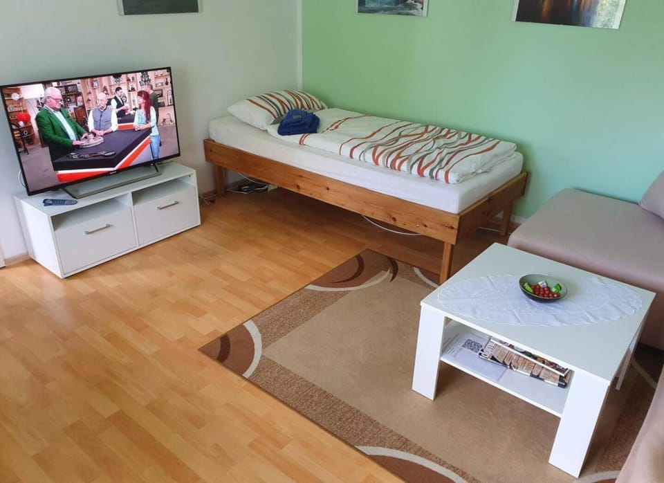 Property building, Living room, Bedroom