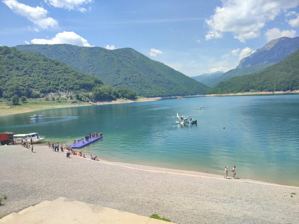 Nearby landmark, Day, Natural landscape, Beach, Lake view, Mountain view