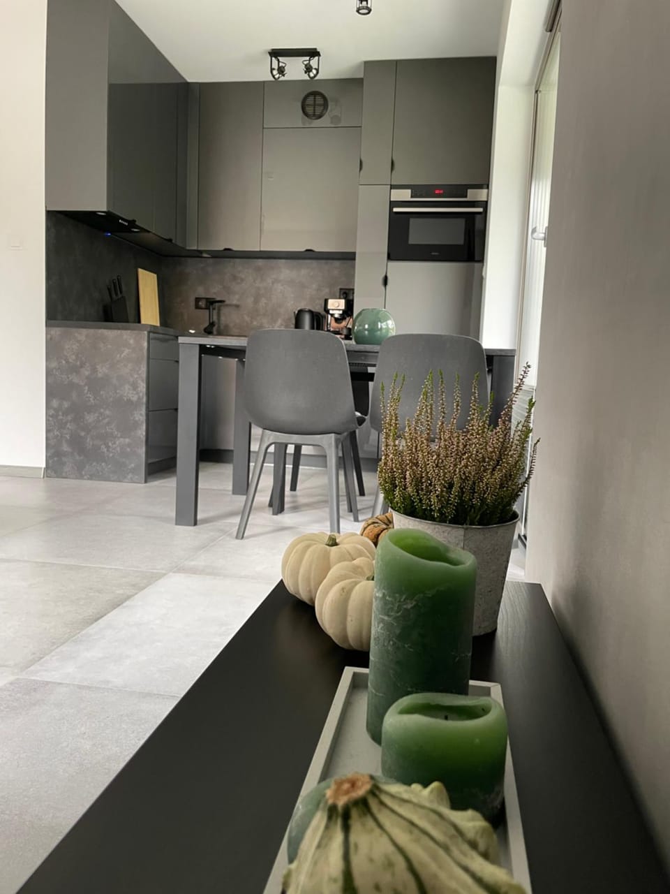 Kitchen or kitchenette, Living room, Seating area, Dining area, minibar, pet friendly, stove