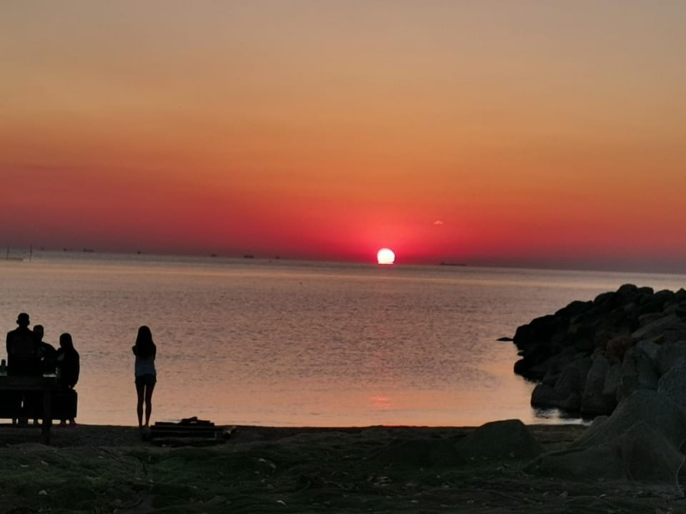 Natural landscape, Sea view, Sunrise