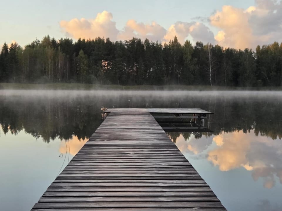 Natural landscape, Lake view, Sunrise