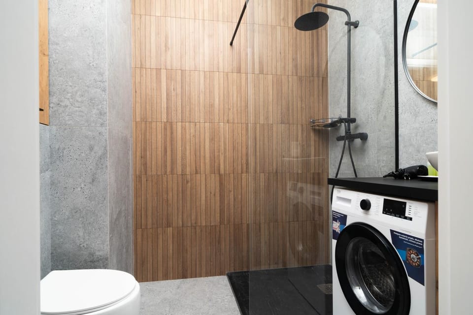 Shower, Bathroom, washing machine