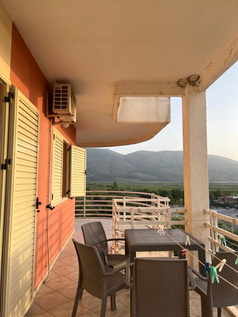 Day, Natural landscape, View (from property/room), Balcony/Terrace, Balcony/Terrace, Dining area, Mountain view
