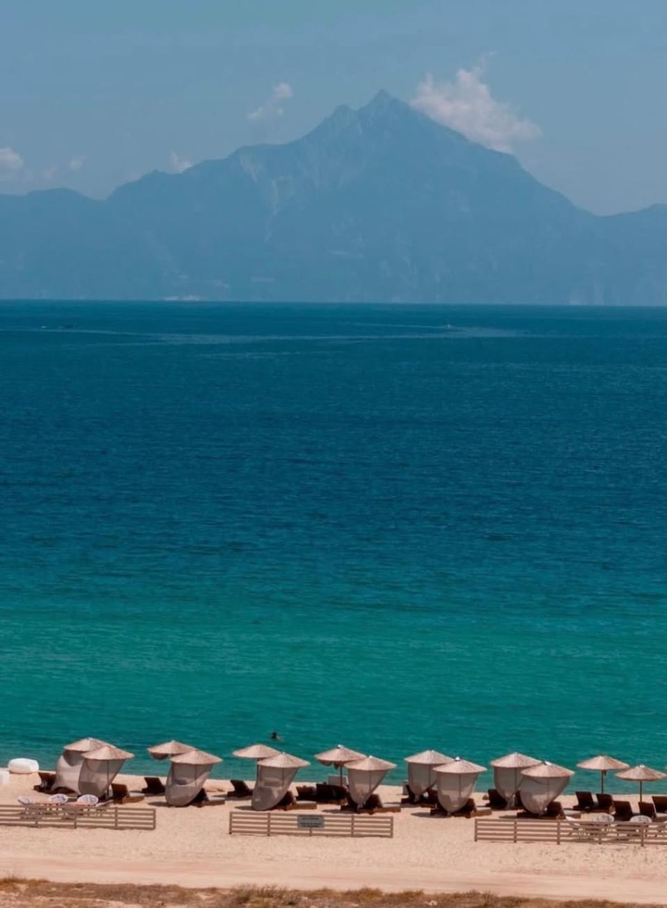 Beach, sunbed