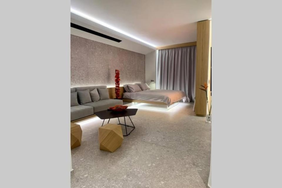 Gray Studio Apartment in Athens