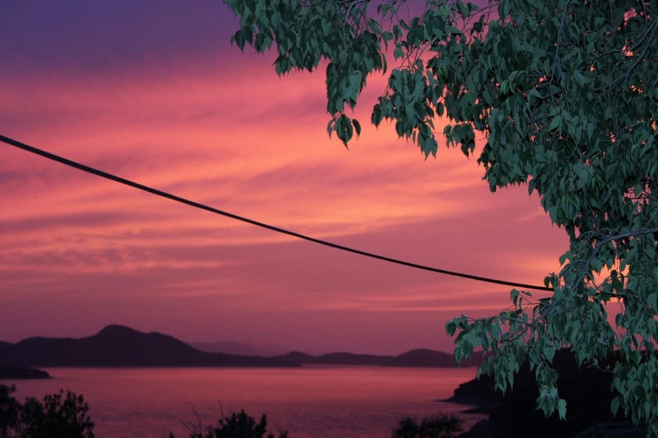 Natural landscape, Sea view, Sunset