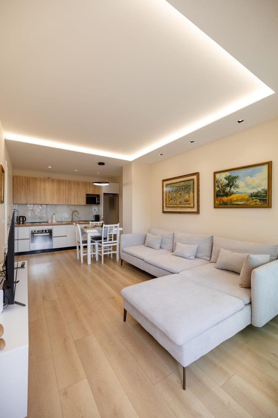 Living room, Seating area, Dining area