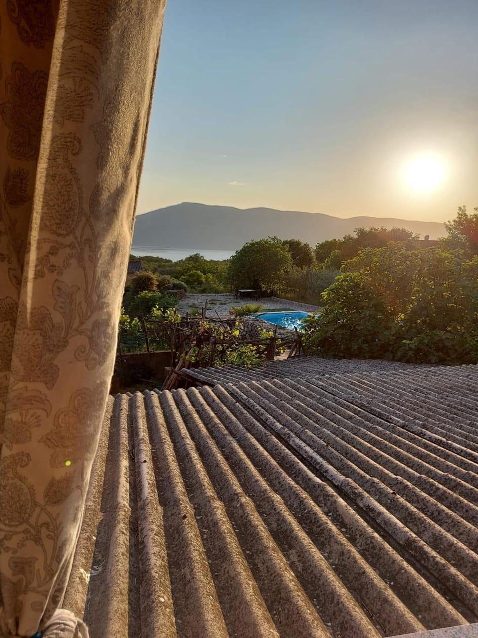 Natural landscape, Mountain view, Sunset