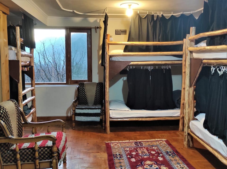 Photo of the whole room, bunk bed