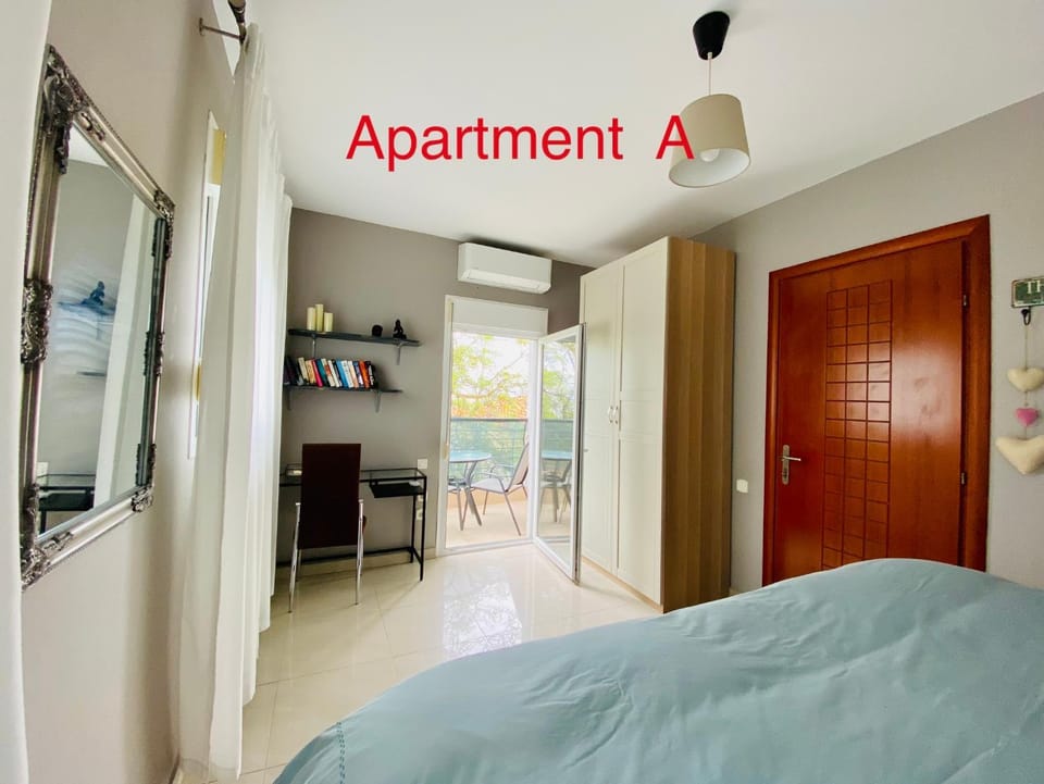 Bedroom, wardrobe, air conditioner
