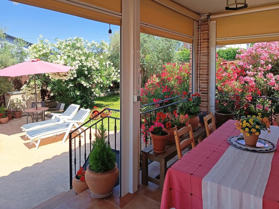 Solarium, Garden view