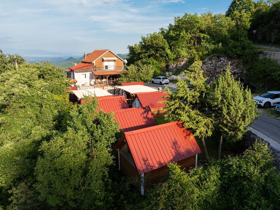 Property building, Neighbourhood, Natural landscape, Bird's eye view