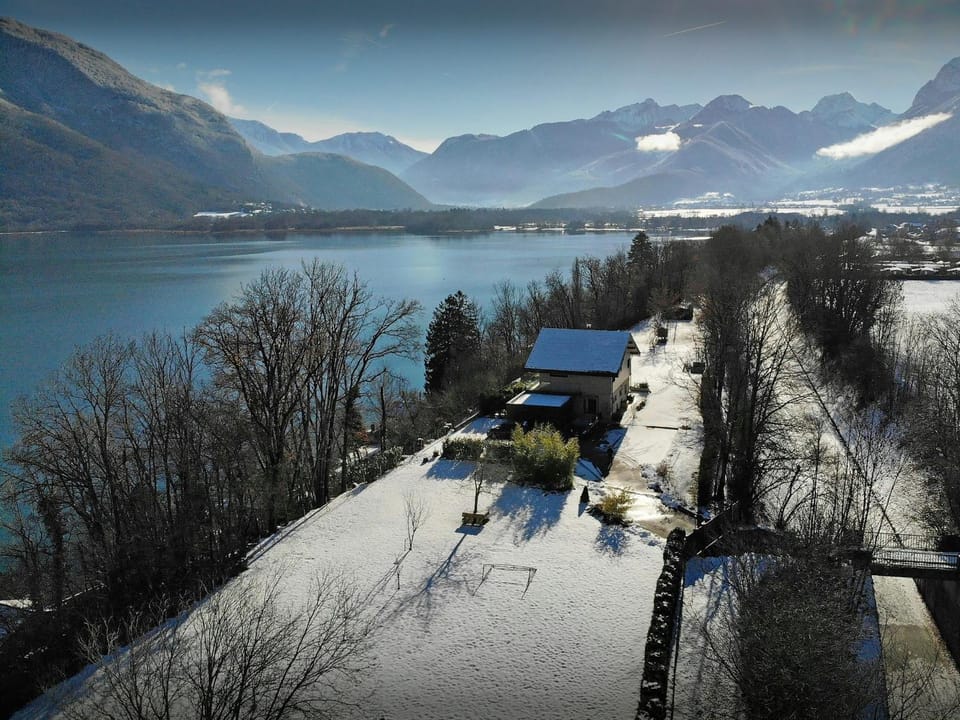 Day, Natural landscape, Winter, Mountain view, River view