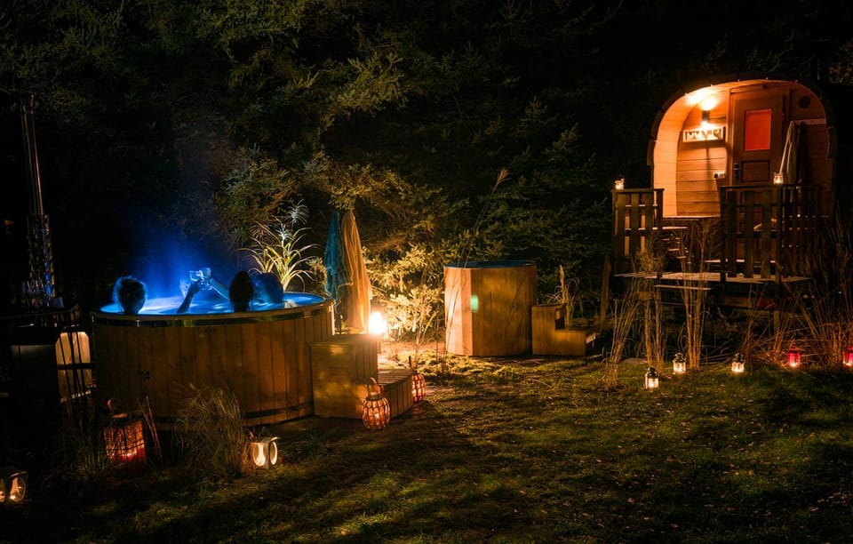 Szeroki Bór oaza w Puszczy z Sauną, Banią i Jacuzzi House in Poland