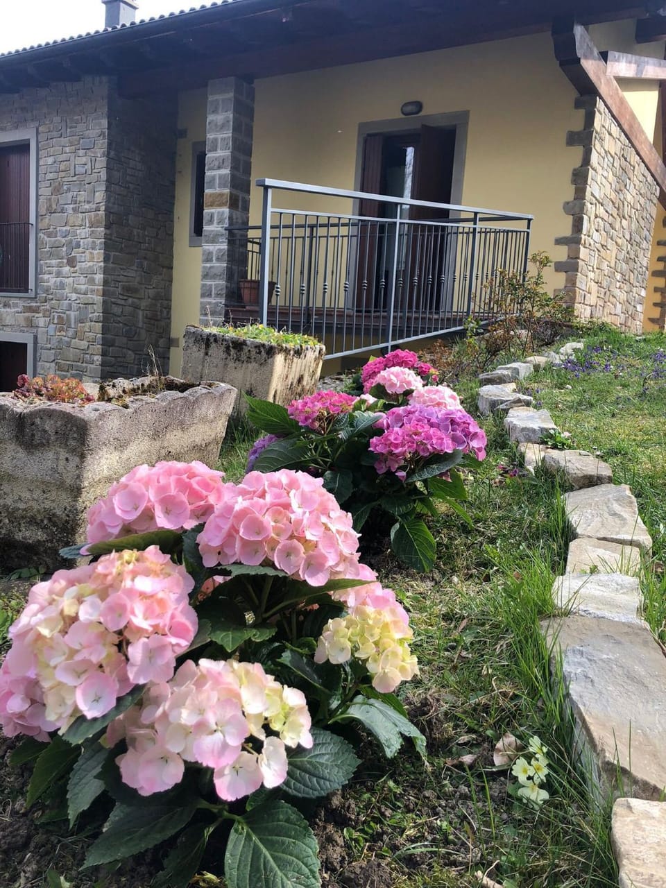 Property building, Spring, Garden
