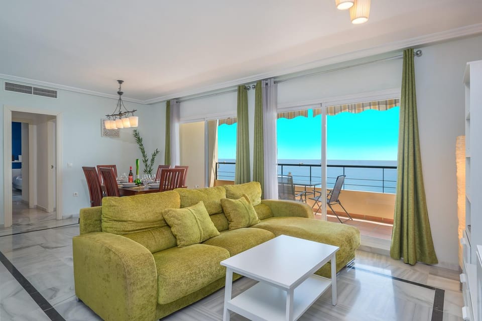 Living room, Seating area, Dining area, Sea view