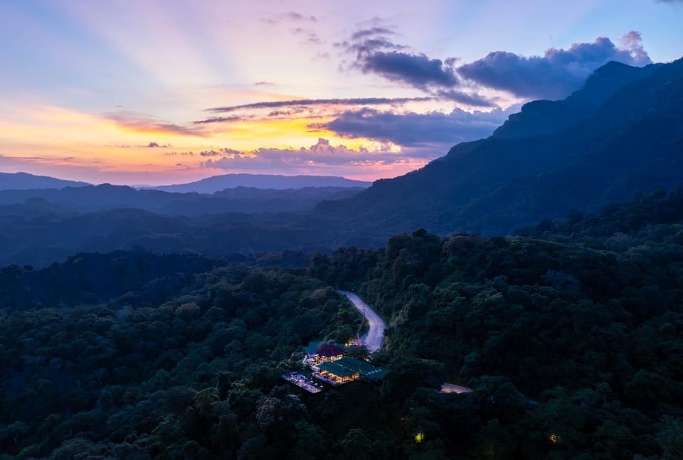 Natural landscape, Bird's eye view, Mountain view