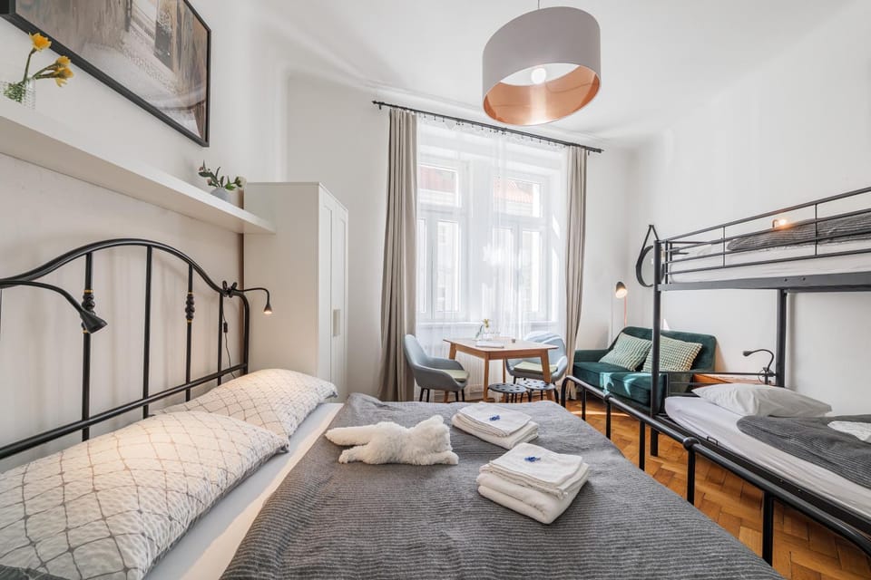 Bright downtown studio Apartment in Prague
