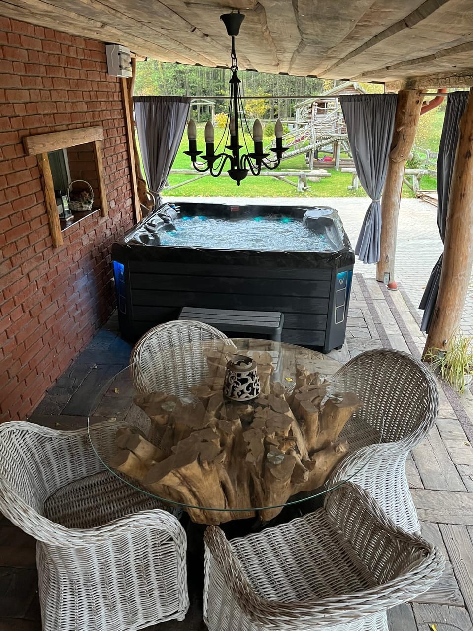 Property building, Lake view, Swimming pool