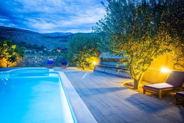 Villa Leandra near Omiš, private pool Villa in Split-Dalmatia County