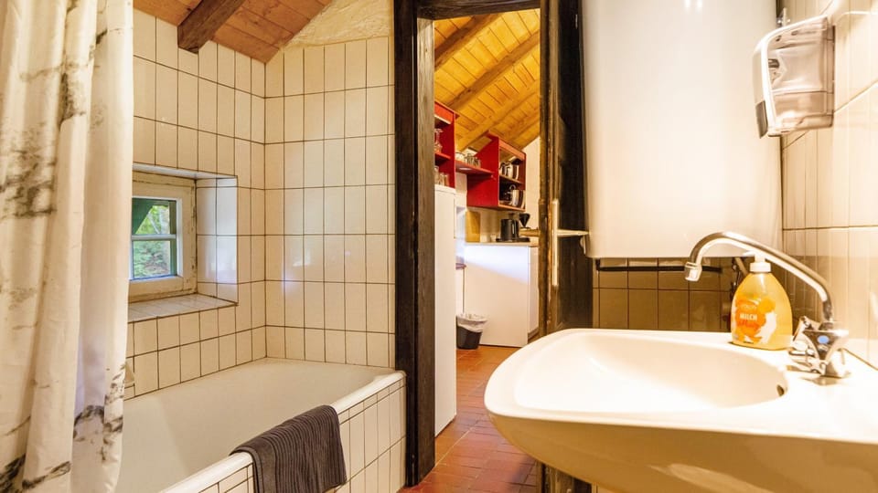 Bathroom, Living room