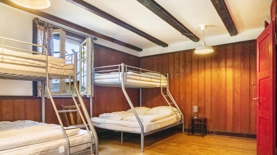 Property building, Living room, Bedroom