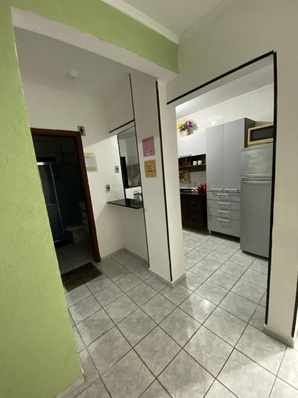 Ap Vila Guilhermina com quintal (Praia Grande) Apartment in Sao Paulo City