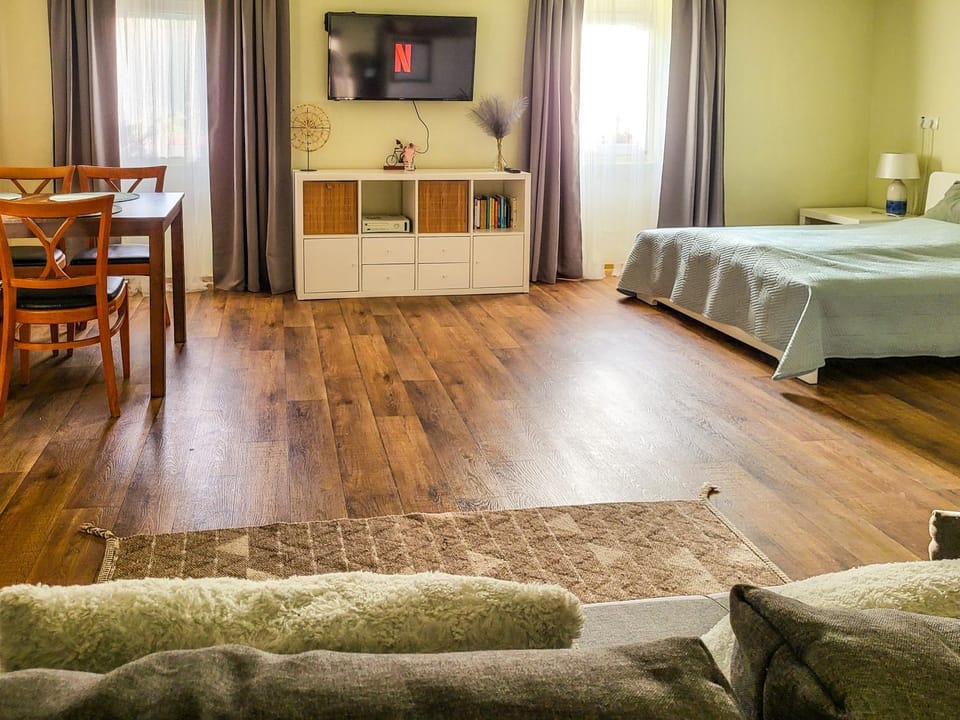 Bed, TV and multimedia, Living room, Photo of the whole room, Evening entertainment