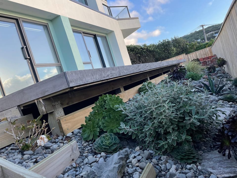 Property building, Garden view