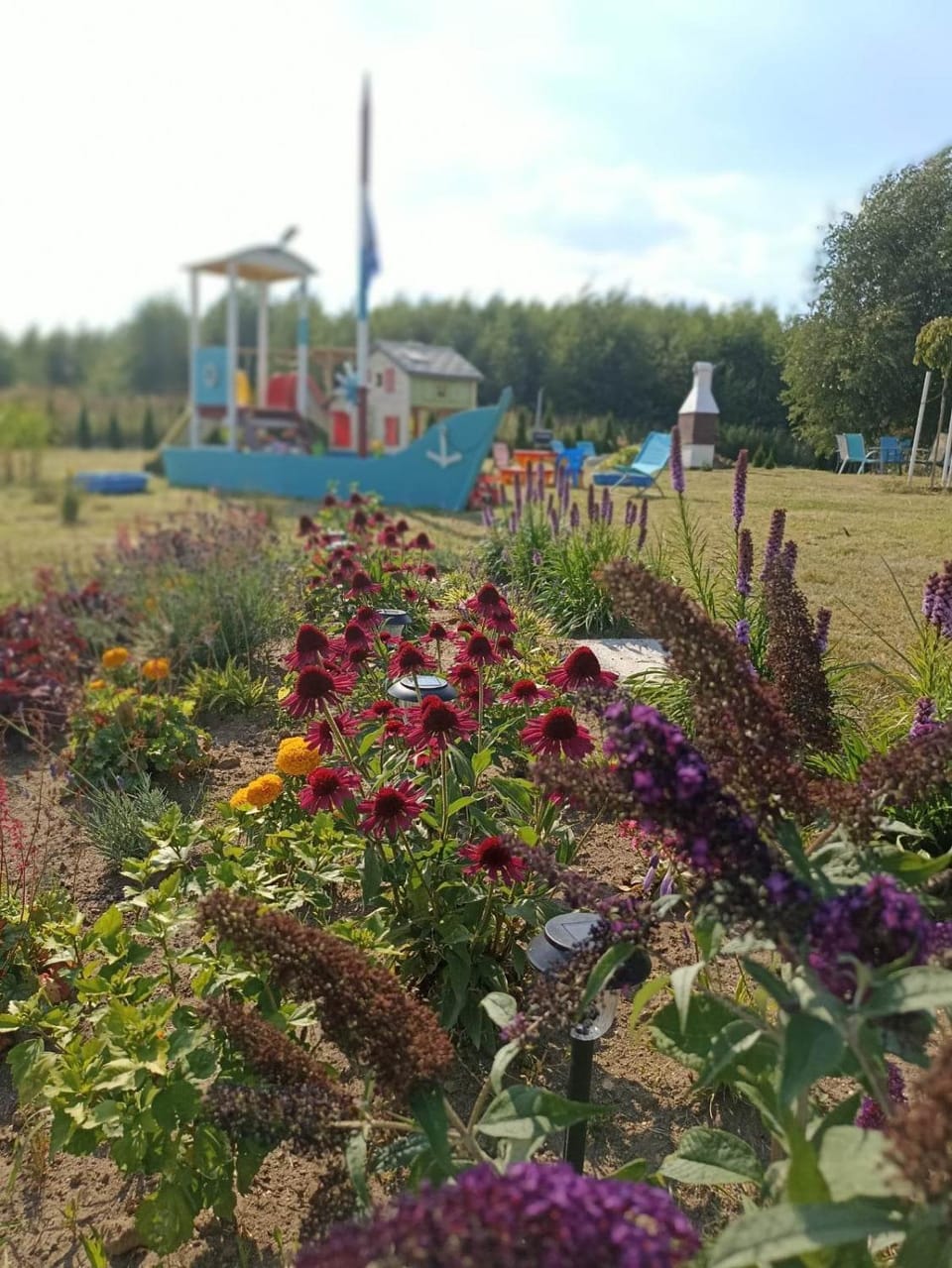Day, Children play ground, Garden, Garden view