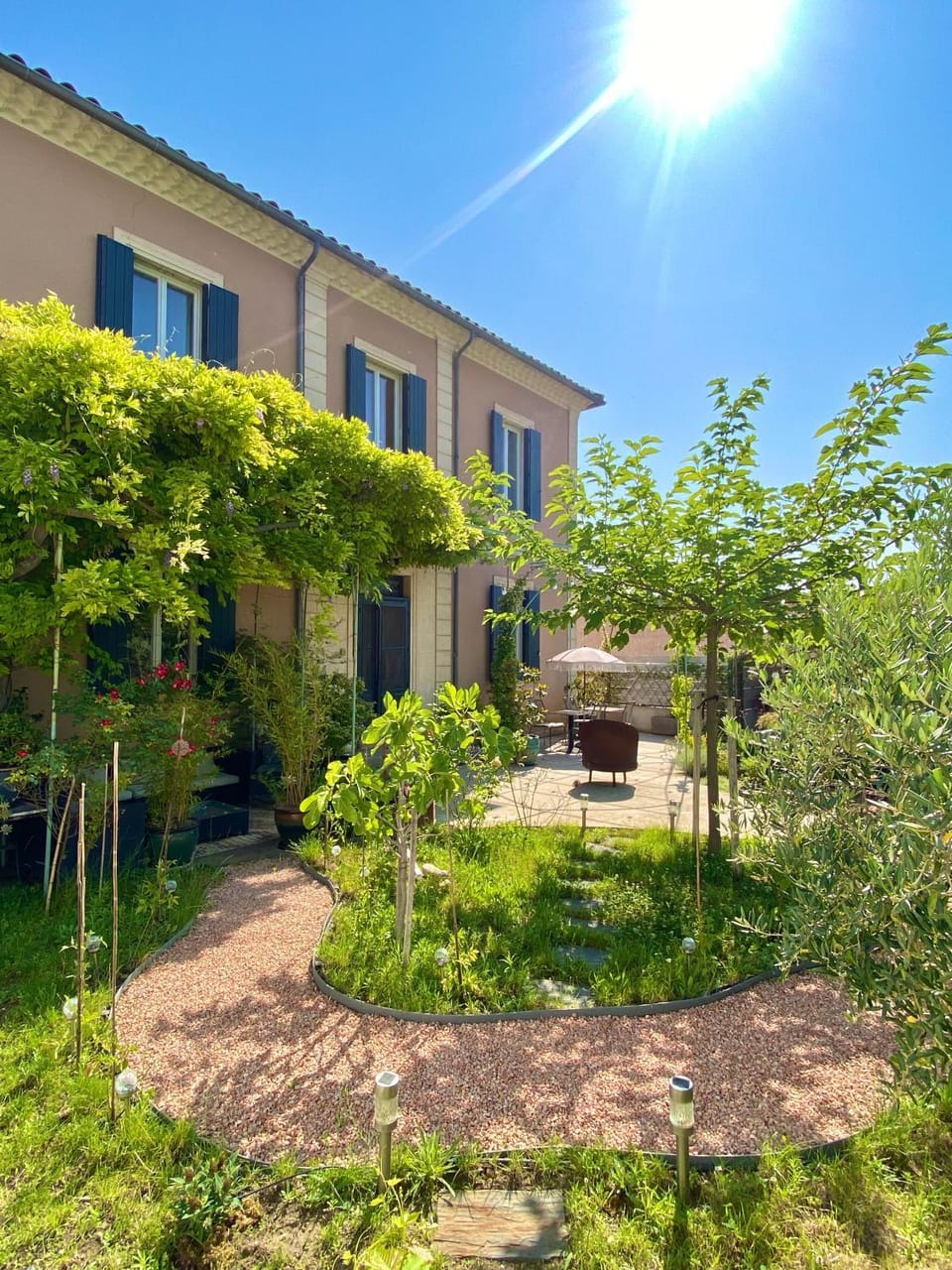 Property building, Garden, Garden view
