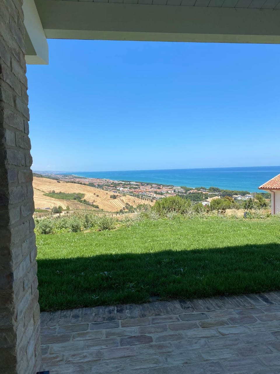 Garden, Sea view