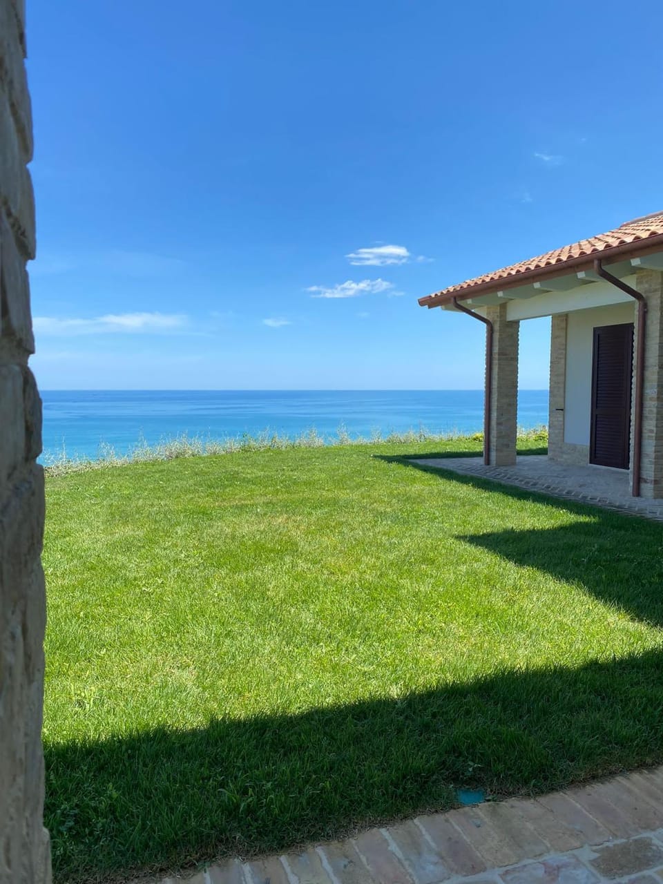 Garden, Sea view