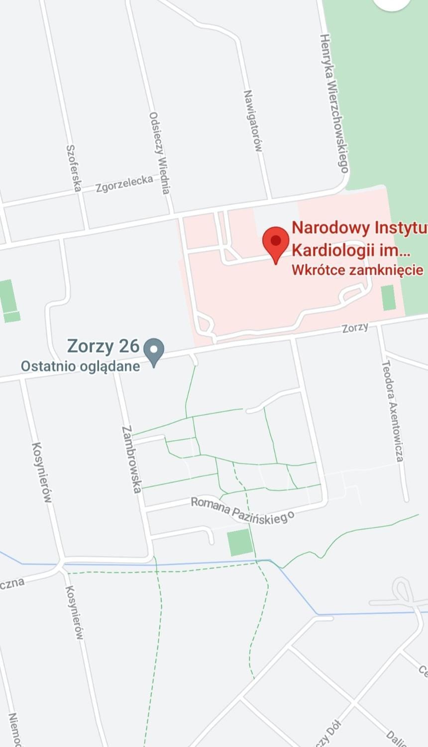 Apartament Zorzy przy Instytucie Kardiologii Anin Apartment in Warsaw