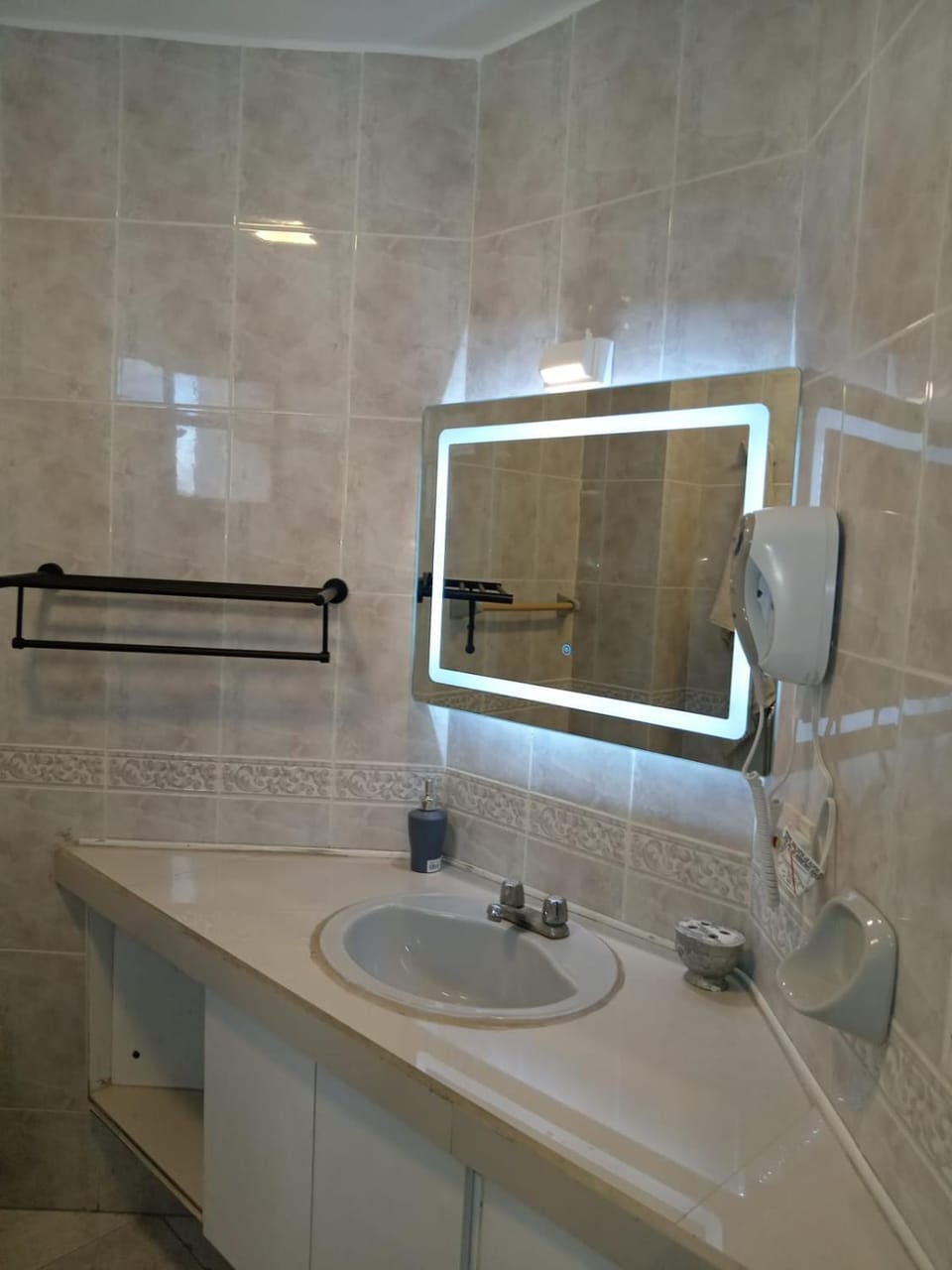 Bathroom, hair dryier