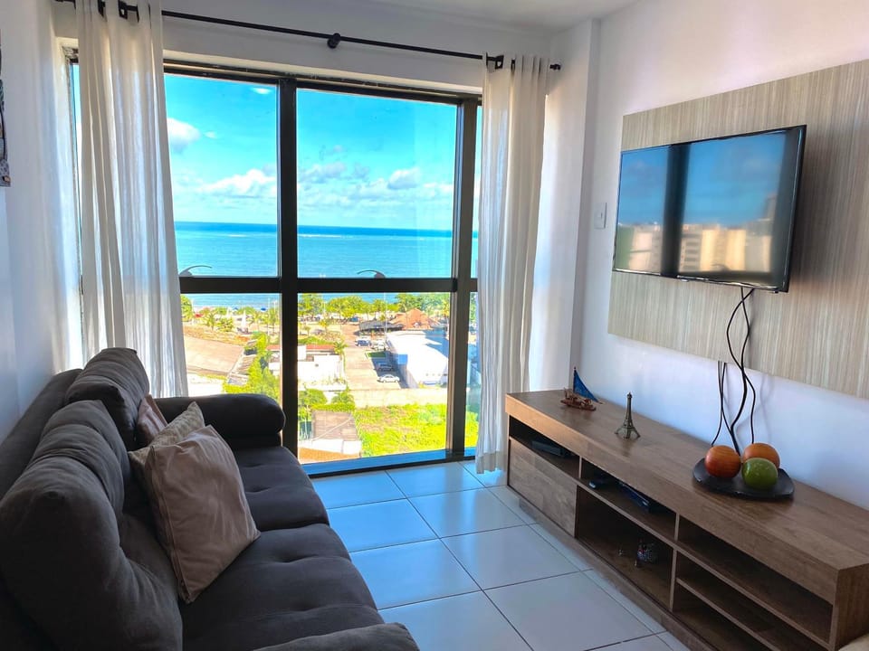 Living room, Seating area, Sea view