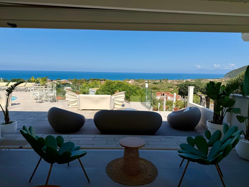 Patio, Day, Natural landscape, View (from property/room), Sea view
