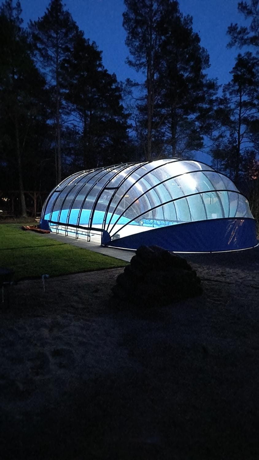 Lesne Runo Borsk, basen z podgrzewaną wodą House in Pomeranian Voivodeship