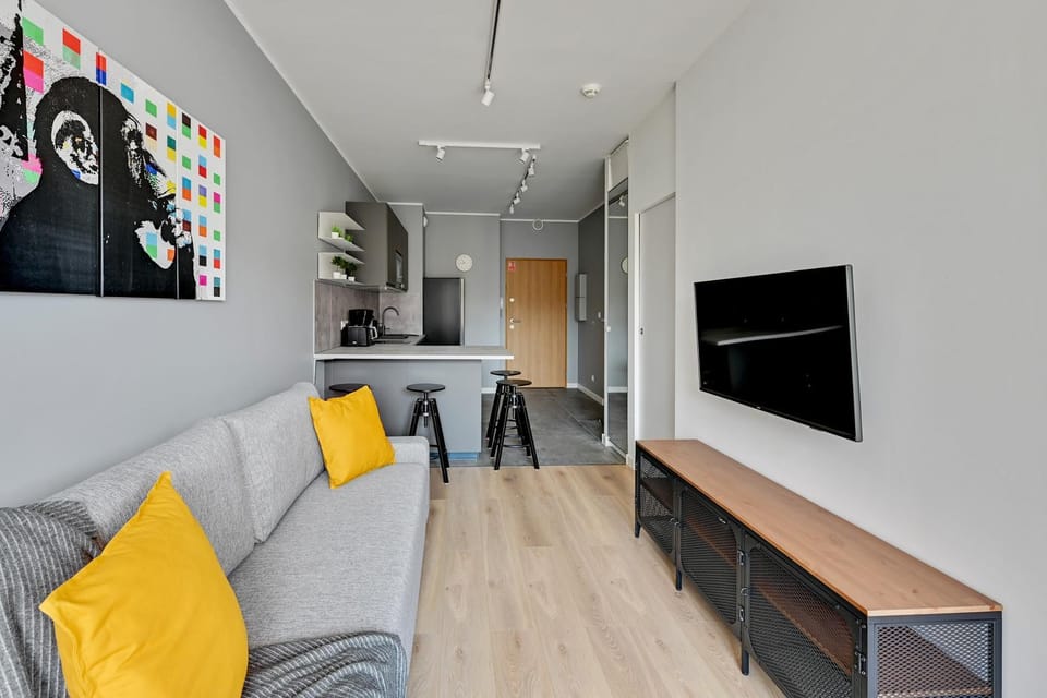 TV and multimedia, Kitchen or kitchenette, Living room, Photo of the whole room, Seating area, Area and facilities