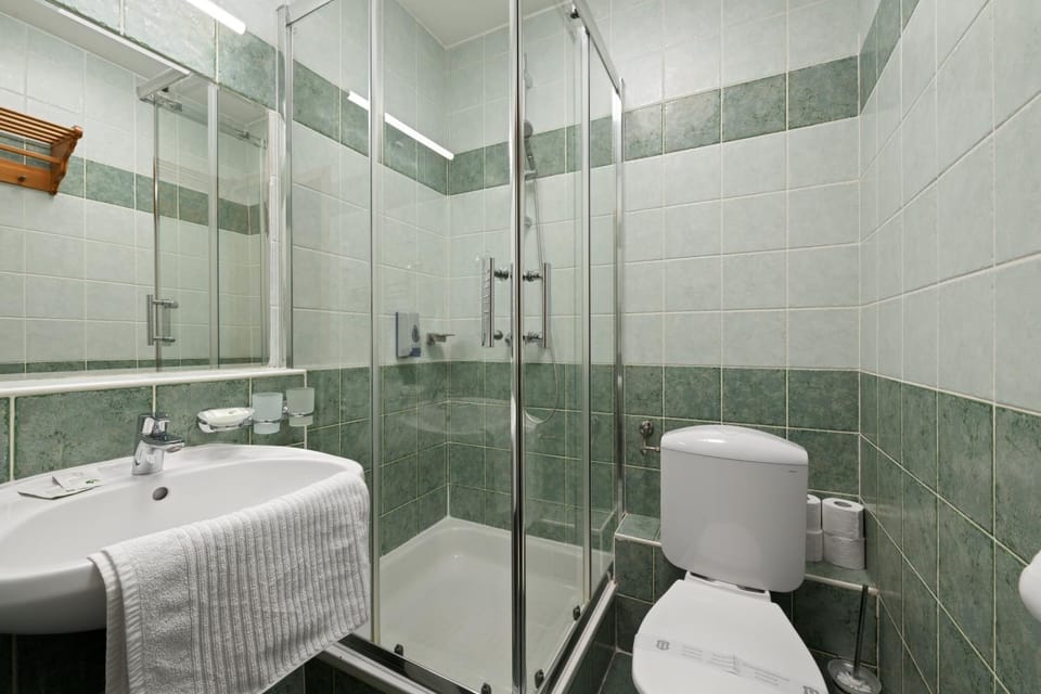 Shower, Toilet, Bathroom, bidet, towels