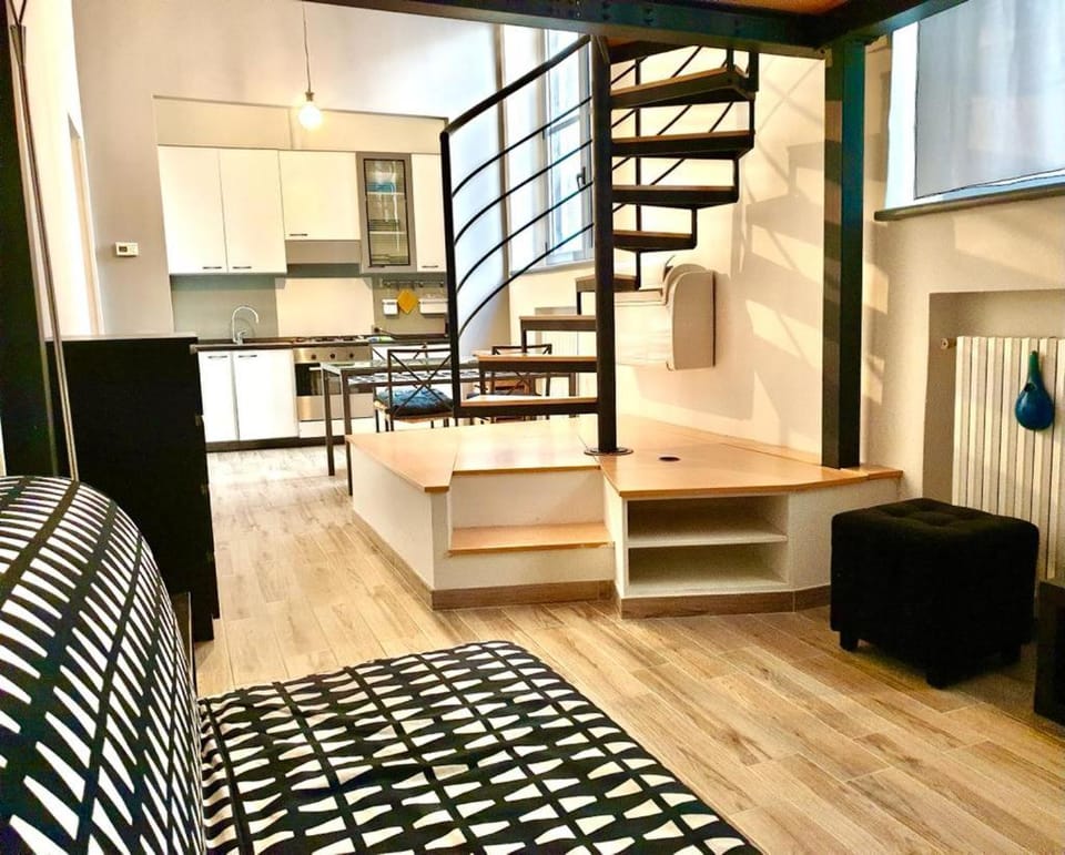 Kitchen or kitchenette, Living room, Seating area