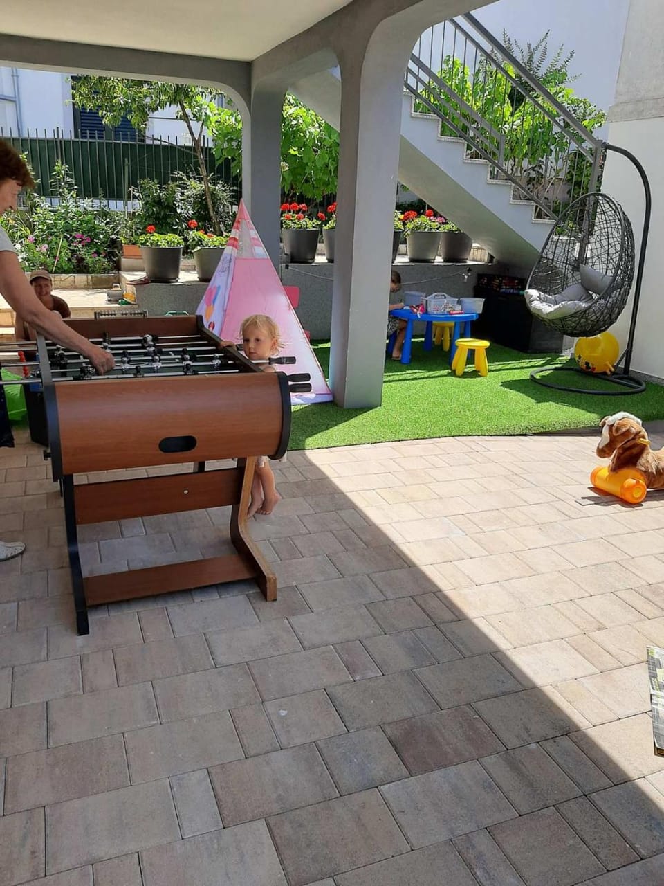 Patio, BBQ facilities, Children play ground