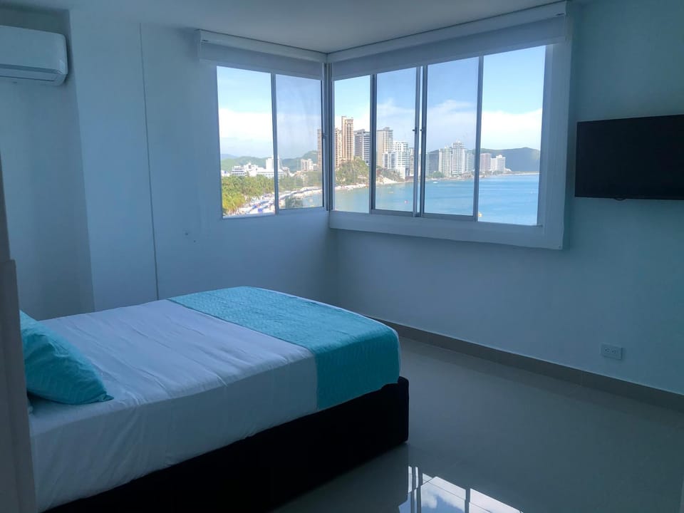 Apto de Lujo vista al mar Rodadero Gaira Apartment in Santa Marta