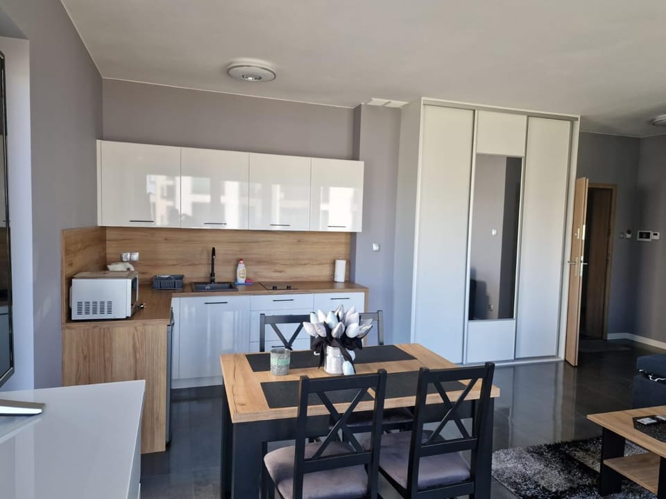 Kitchen or kitchenette, Living room, Dining area, locker, minibar, pet friendly, stove