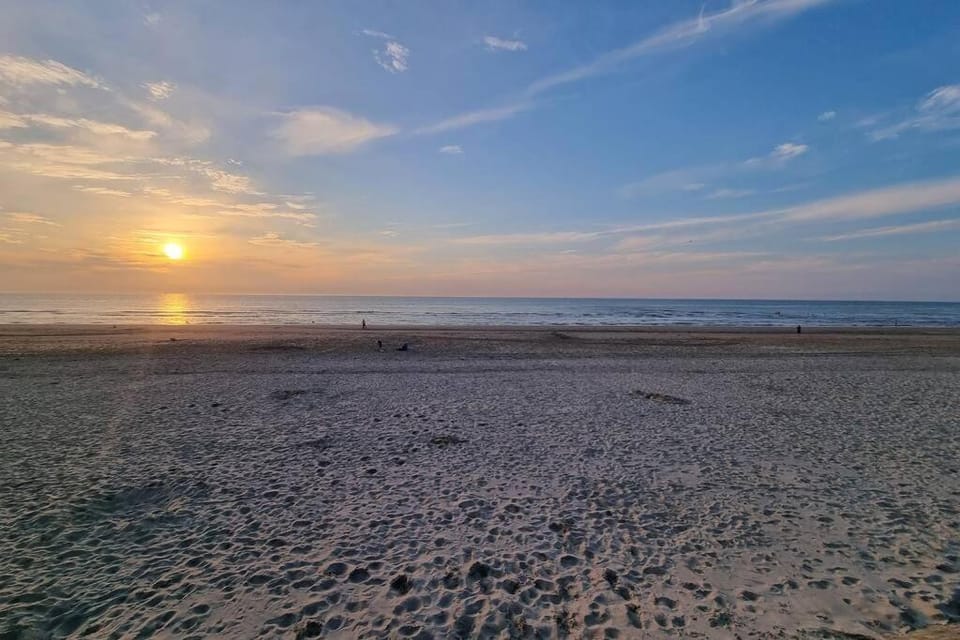 Natural landscape, Beach, Sea view, Sunset