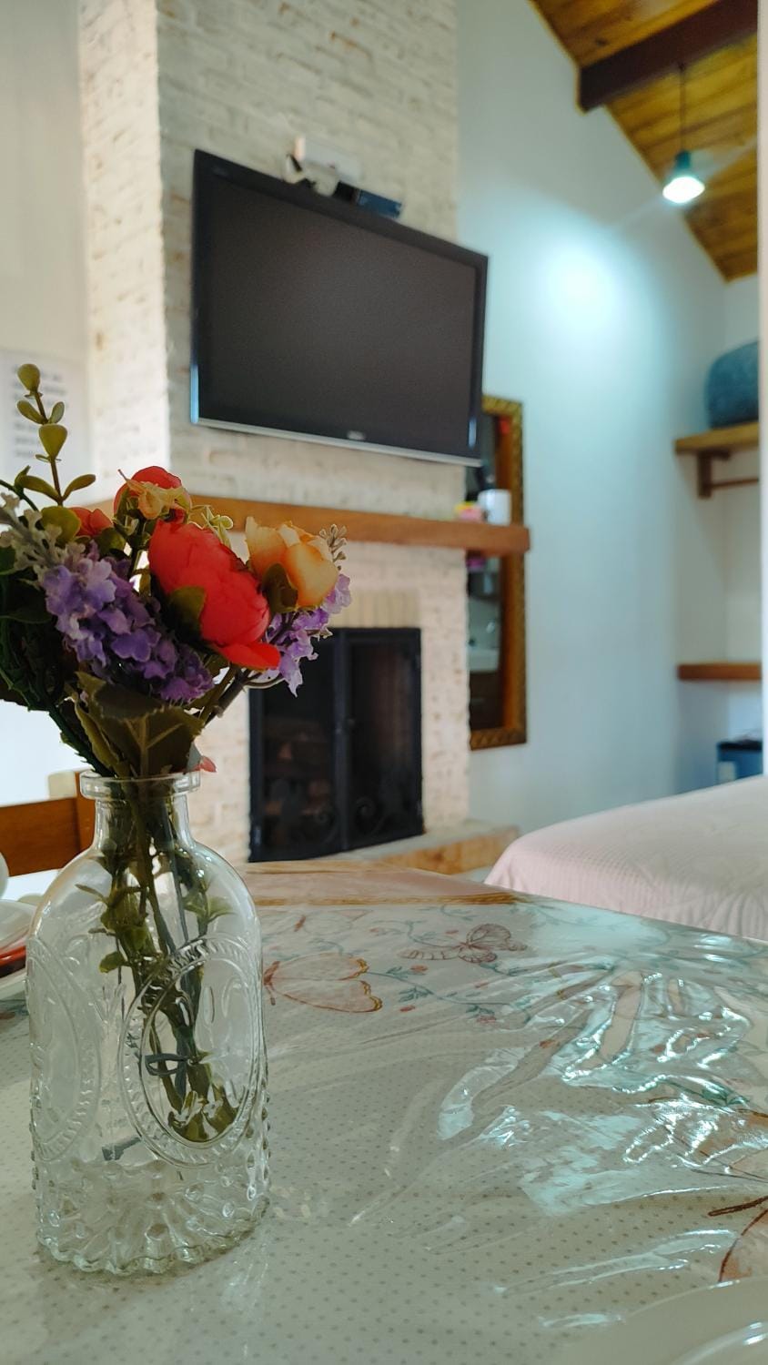 TV and multimedia, Dining area, fireplace