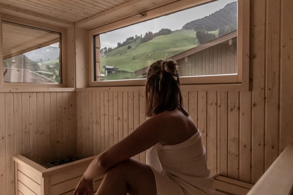 Sauna, Sauna, Spa and wellness centre/facilities, Mountain view
