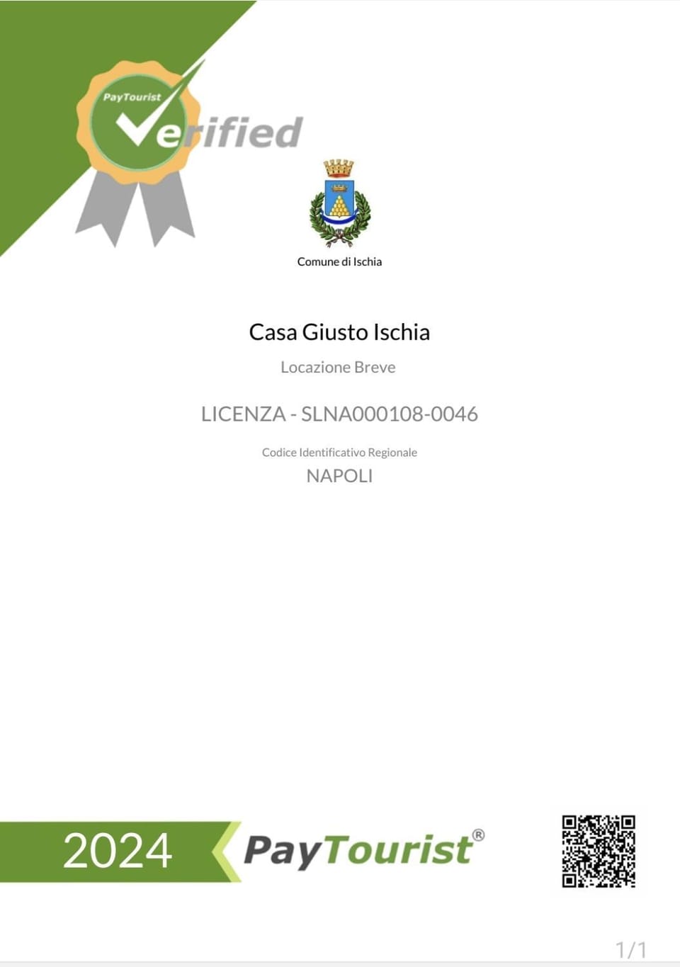 Certificate/Award