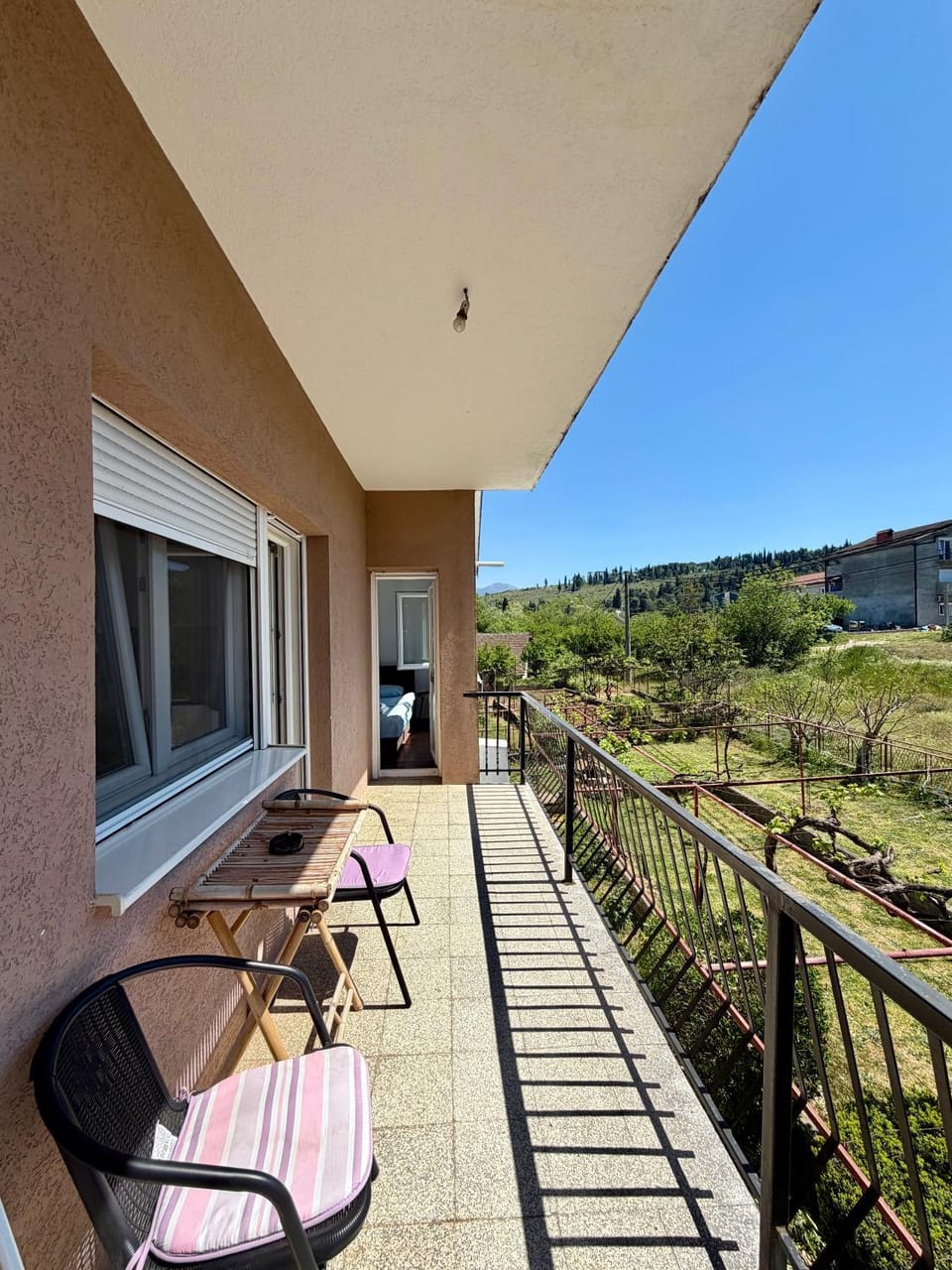 Patio, Spring, Day, Natural landscape, View (from property/room), Balcony/Terrace, Mountain view